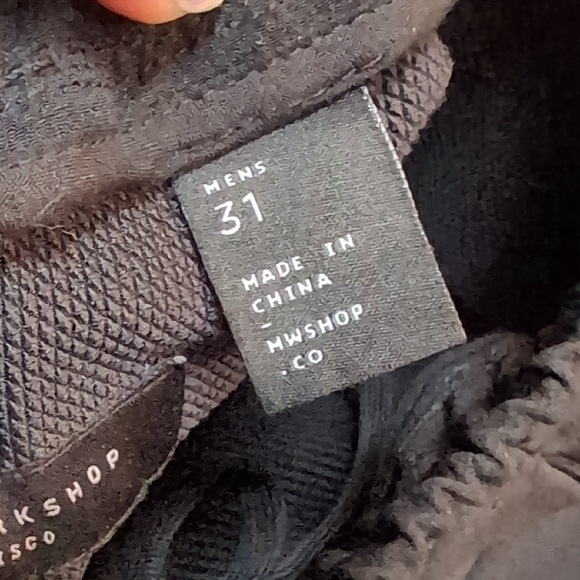 Mission Workshop San Francisco black jogger slim fit pants NWOT black size 31 - Picture 9 of 10